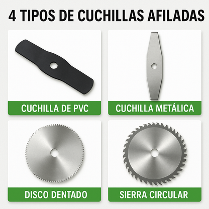 Cortadora Inalámbrica Recargable TurboBlade™ + 2 Baterías de 48V [ÚLTIMAS UNIDADES]