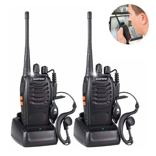 Kit 2 Radios Walkie Talkie Recargables RadioLink PRO™ [HABLA HASTA 8KM]