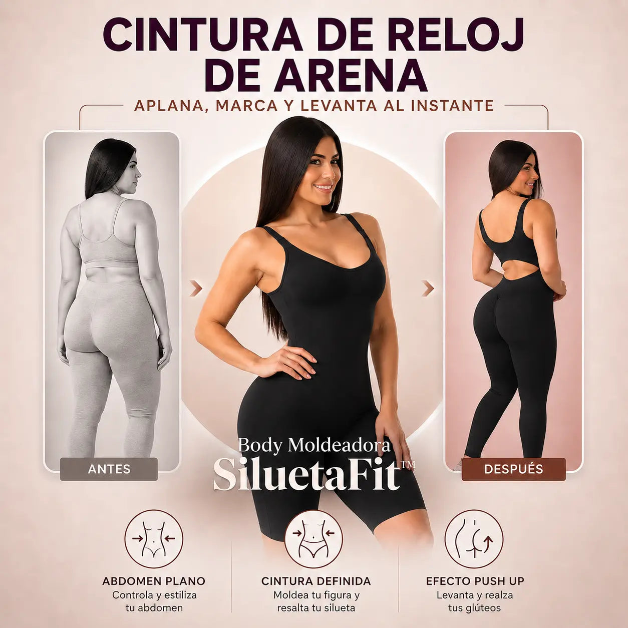 Body Moldeadora Realza Curvas SiluetaFit™ [ÚLTIMAS UNIDADES]